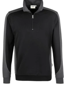 Hakro Herren Zip-Sweatshirt Contrast Mikralinar 476