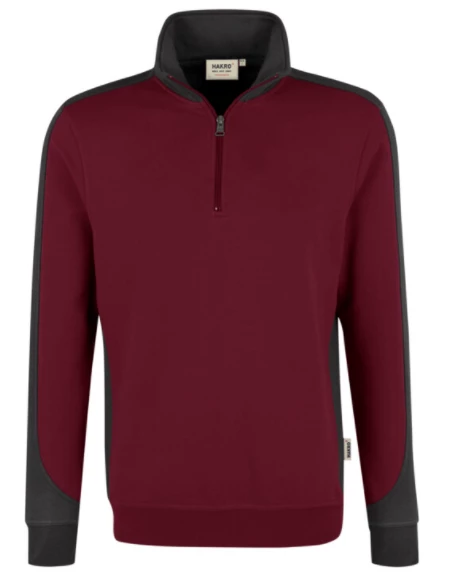 Hakro Herren Zip-Sweatshirt Contrast Mikralinar 476 5 Hakro Herren Zip-Sweatshirt Contrast Mikralinar 476 – Bild 5