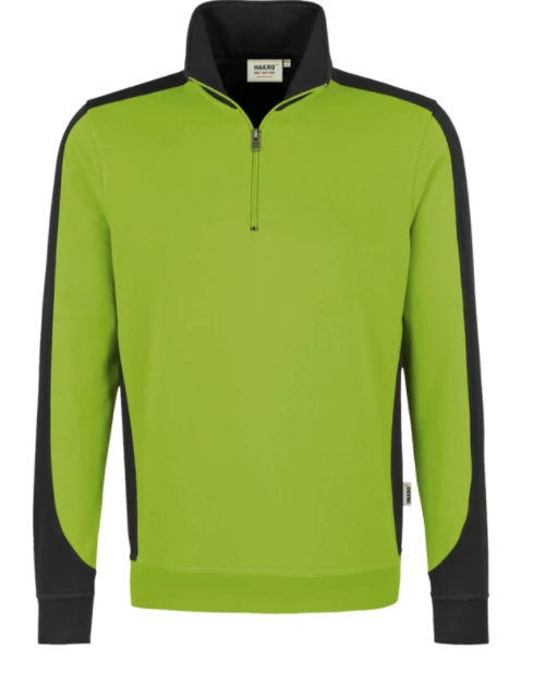 Hakro Herren Zip-Sweatshirt Contrast Mikralinar 476 8 Hakro Herren Zip-Sweatshirt Contrast Mikralinar 476 – Bild 8