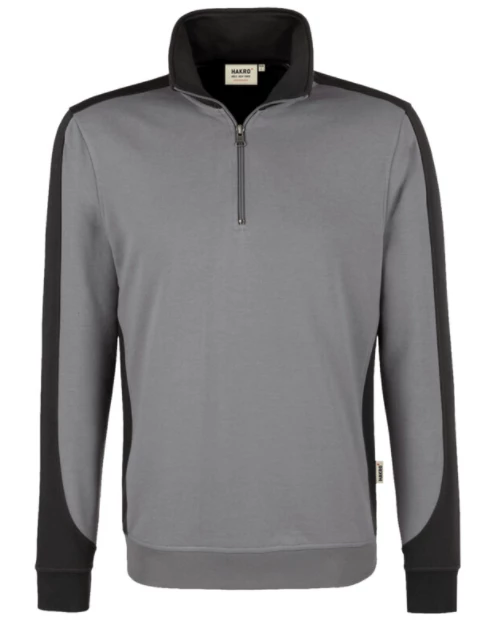 Hakro Herren Zip-Sweatshirt Contrast Mikralinar 476 9 Hakro Herren Zip-Sweatshirt Contrast Mikralinar 476 – Bild 9