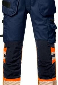 Kansas High Vis Handwerkerhose Flexforce Klasse 1
