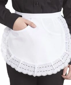 Leiber Servierschürze Mit Randspitze 02/70