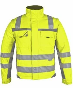 PKA Berufsbekleidung PKA Warnschutz Softshell-Jacke, Winter-Warnschutzbekleidung