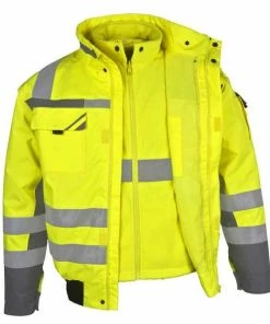 PKA Berufsbekleidung PKA Winterwarnschutz Pilotenjacke 3in1, Warnschutzbekleidung