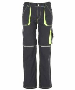 Planam Arbeitshose Basalt Neon
