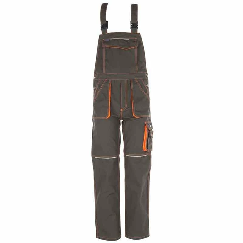 PKA Berufsbekleidung Planam Latzhose Basalt Neon 2 PKA Berufsbekleidung Planam Latzhose Basalt Neon – Bild 2