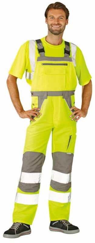 PLANAM Plaline Warnschutz Latzhose 3 PLANAM Plaline Warnschutz Latzhose – Bild 3