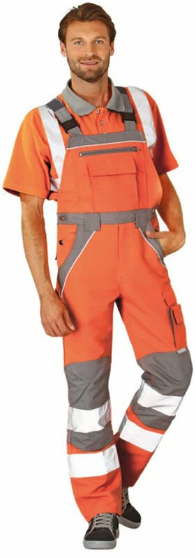 PLANAM Plaline Warnschutz Latzhose 4 PLANAM Plaline Warnschutz Latzhose – Bild 4