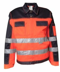 Planam Warnschutz Bundjacke Zweifarbig