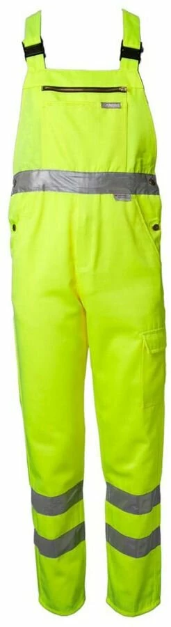 Planam Warnschutz Latzhose Uni