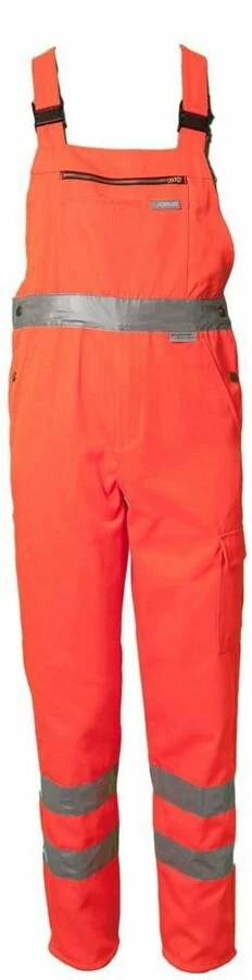 Planam Warnschutz Latzhose Uni 2 Planam Warnschutz Latzhose Uni – Bild 2