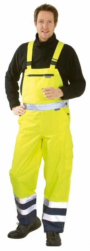 Planam Warnschutz Regen Latzhose 3 Planam Warnschutz Regen Latzhose – Bild 3