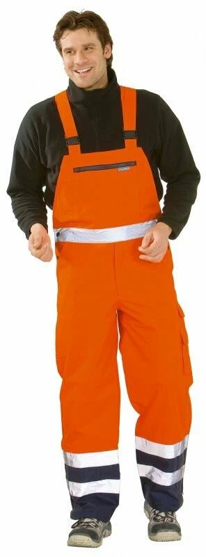 Planam Warnschutz Regen Latzhose 4 Planam Warnschutz Regen Latzhose – Bild 4
