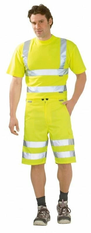 Planam Warnschutz Shorts Uni 3 Planam Warnschutz Shorts Uni – Bild 3