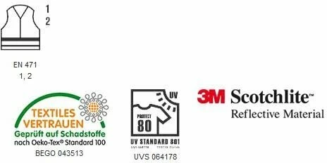 Planam Warnschutz Shorts Uni 5 Planam Warnschutz Shorts Uni – Bild 5