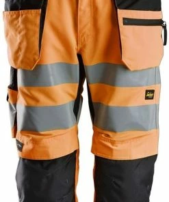 Snickers Workwear Snickers Warnschutz Piratenhose LiteWork High-Vis Mit Holstertaschen 6134 -BP® snickers warnschutz piratenhose litework high vis mit holstertaschen 61345