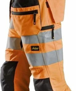 Snickers Workwear Snickers Warnschutz Piratenhose LiteWork High-Vis Mit Holstertaschen 6134 -BP® snickers warnschutz piratenhose litework high vis mit holstertaschen 61346