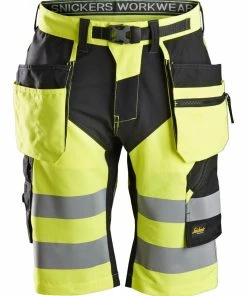 Snickers Workwear Snickers Warnschutz Shorts FlexiWork High-Vis Mit Holstertaschen 6933
