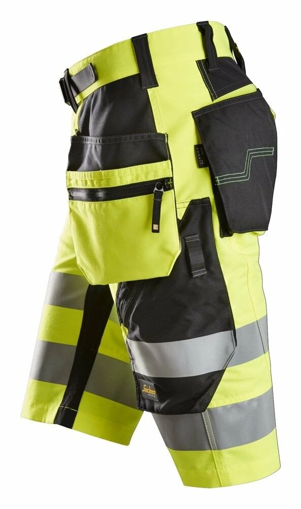Snickers Workwear Snickers Warnschutz Shorts FlexiWork High-Vis Mit Holstertaschen 6933 2 Snickers Workwear Snickers Warnschutz Shorts FlexiWork High-Vis Mit Holstertaschen 6933 – Bild 2