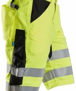 Snickers Workwear Snickers Warnschutz Shorts LiteWork High-Vis 6132 -BP® snickers warnschutz shorts litework high vis 61324