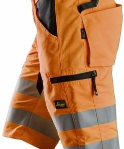 Snickers Workwear Snickers Warnschutz Shorts LiteWork High-Vis 6132 -BP® snickers warnschutz shorts litework high vis 61326