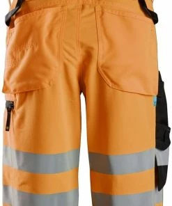 Snickers Workwear Snickers Warnschutz Shorts LiteWork High-Vis 6132 -BP® snickers warnschutz shorts litework high vis 61327