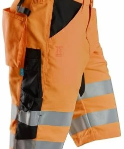Snickers Workwear Snickers Warnschutz Shorts LiteWork High-Vis 6132 -BP® snickers warnschutz shorts litework high vis 61328