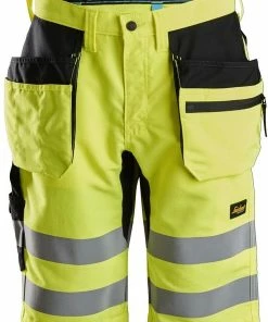 Snickers Workwear Snickers Warnschutz Shorts LiteWork High-Vis + Holstertaschen 6131
