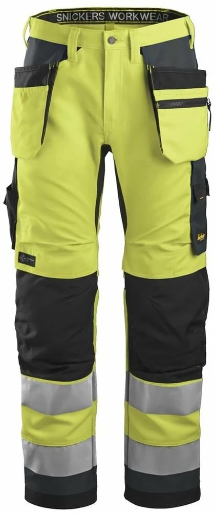 Snickers Workwear Snickers Warnschutzhose AllroundWork High-Vis Mit Holstertaschen 6230 1 Snickers Workwear Snickers Warnschutzhose AllroundWork High-Vis Mit Holstertaschen 6230