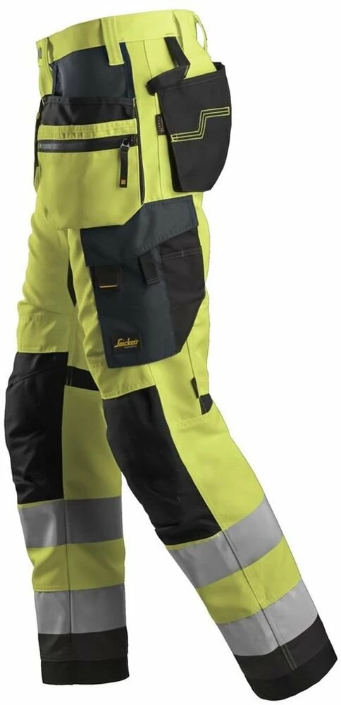 Snickers Workwear Snickers Warnschutzhose AllroundWork High-Vis Mit Holstertaschen 6230 2 Snickers Workwear Snickers Warnschutzhose AllroundWork High-Vis Mit Holstertaschen 6230 – Bild 2