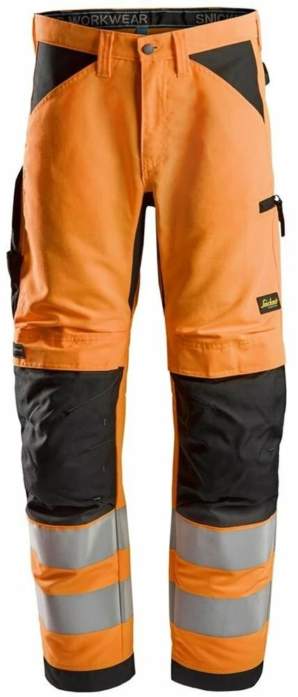 Snickers Workwear SNICKERS Warnschutzhose LiteWork High-Vis 6332 1 Snickers Workwear SNICKERS Warnschutzhose LiteWork High-Vis 6332