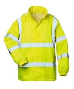 Warnschutz Regen-Jacke Mit Kapuze ONNO SAFESTYLE