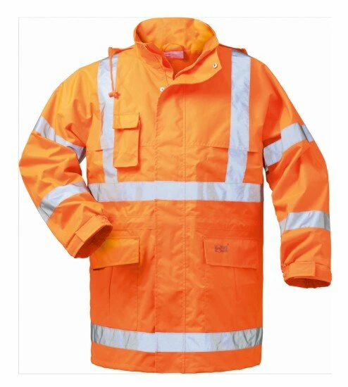 Warnschutz Regenjacke Nils Orange - Safestyle 1 Warnschutz Regenjacke Nils Orange - Safestyle