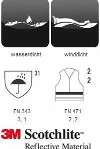 Planam Warnschutz Winter Latzhose -BP® warnschutz winter latzhose6