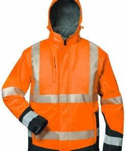 Warnschutz-Winter Softshell Jacke LUKAS Mit Kapuze - Elysee